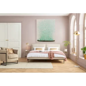 Hot KARE Design Canvas Picture Flower Boat Beige Green 120x160cm