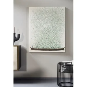 Hot KARE Design Canvas Picture Flower Boat Beige Green 120x160cm