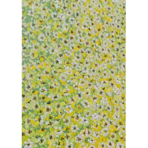 Best KARE Design Canvas Picture Flower Boat Green Yellow 80x100cm