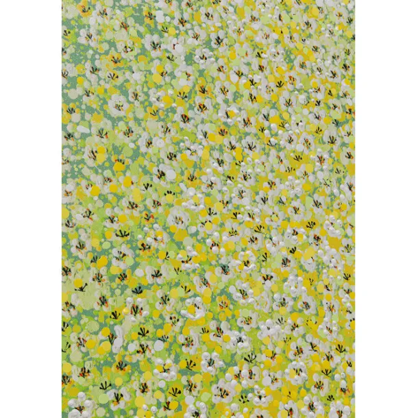 canvas_picture_flower_boa_5-3.webp Best KARE Design Canvas Picture Flower Boat Green Yellow 80x100cm