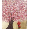 Online KARE Design Canvas Picture Flower Couple Gold Pink 80x100cm