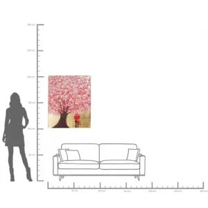 Online KARE Design Canvas Picture Flower Couple Gold Pink 80x100cm