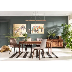 Outlet KARE Design Canvas Picture Flower Elefant 120x90cm
