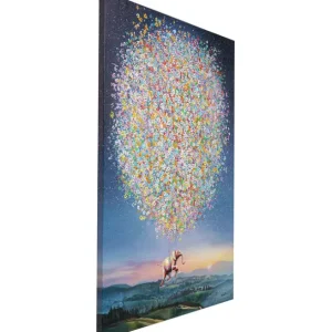 Outlet KARE Design Canvas Picture Flying Elephant At Night 120x160cm