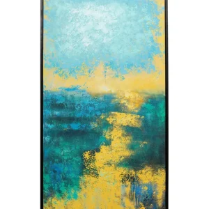 Sale KARE Design Canvas Picture Jardin Blue 125x215cm