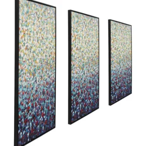 Clearance KARE Design Canvas Picture Konfetti  (3/Set) 240x160cm
