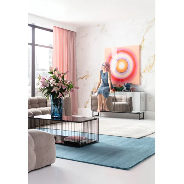 canvas_picture_tendency_c_1.webp Outlet KARE Design Canvas Picture Tendency Circle Pink 120x120cm