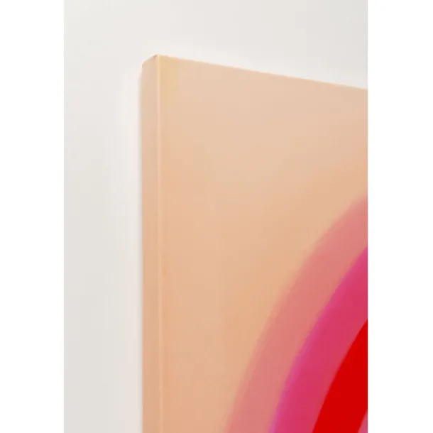 canvas_picture_tendency_c_5.webp Outlet KARE Design Canvas Picture Tendency Circle Pink 120x120cm