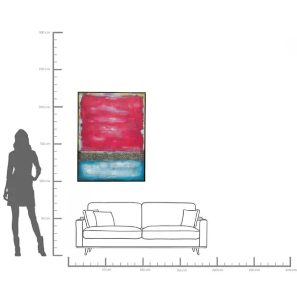 canvas_picture_vista_red__3.webp Sale KARE Design Canvas Picture Vista Red 90x120cm