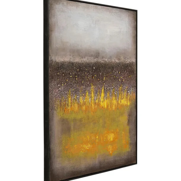 canvas_picture_vista_yell_2.webp Fashion KARE Design Canvas Picture Vista Yellow 90x120cm