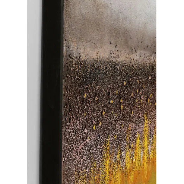 canvas_picture_vista_yell_3.webp Fashion KARE Design Canvas Picture Vista Yellow 90x120cm