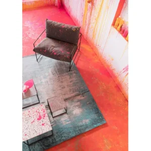 Fashion KARE Design Carpet Abstract Light Blue 170x240cm