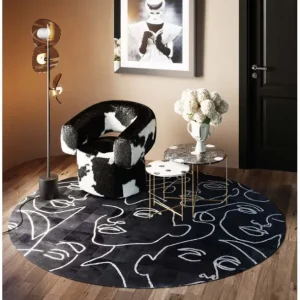 Hot KARE Design Carpet Art Faces Ø250cm