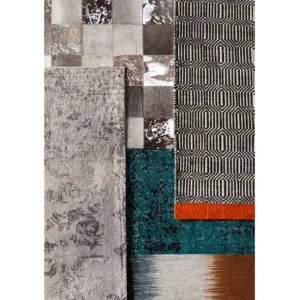 Best KARE Design Carpet Cosmo Grey-Brown Fur 170x240cm