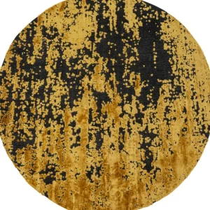 Clearance KARE Design Carpet Silja Yellow Ø200cm
