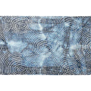 Sale KARE Design Carpet Stamp Blue 170x240cm