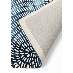 Sale KARE Design Carpet Stamp Blue 170x240cm