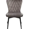 Clearance KARE Design Chair Black Marshall Velvet Grey