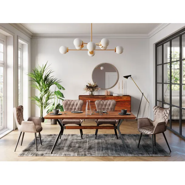 chair_black_marshall_velv_1.webp Clearance KARE Design Chair Black Marshall Velvet Grey