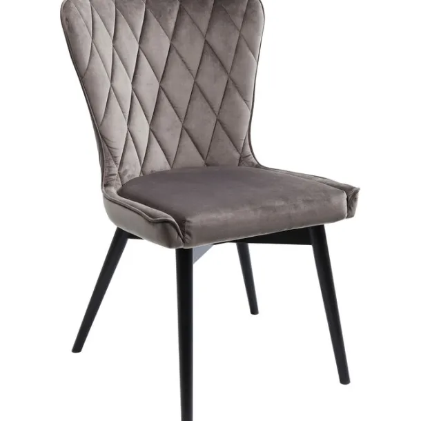 chair_black_marshall_velv_2.webp Clearance KARE Design Chair Black Marshall Velvet Grey