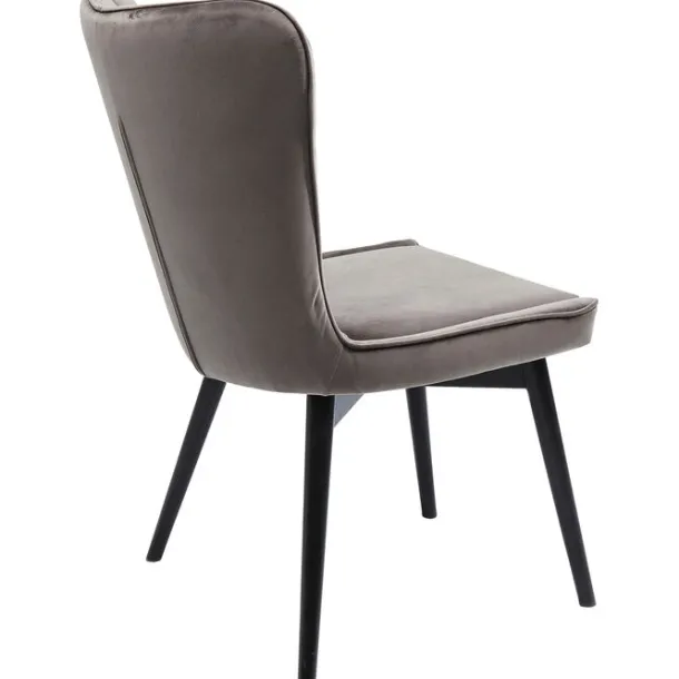 chair_black_marshall_velv_4.webp Clearance KARE Design Chair Black Marshall Velvet Grey