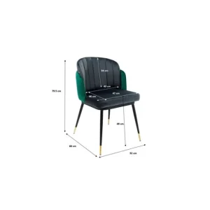 Best KARE Design Chair Hojas Grey