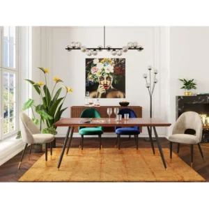 Hot KARE Design Chair Iris Velvet Beige