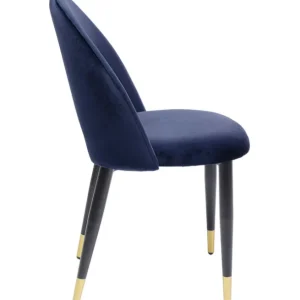 Discount KARE Design Chair Iris Velvet Blue (2/Set)