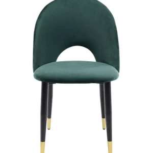 Clearance KARE Design Chair Iris Velvet Green