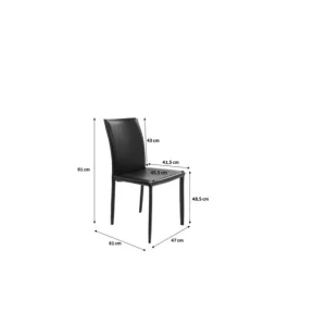 Best KARE Design Chair Milano Black
