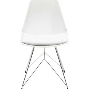 Clearance KARE Design Chair Wire White