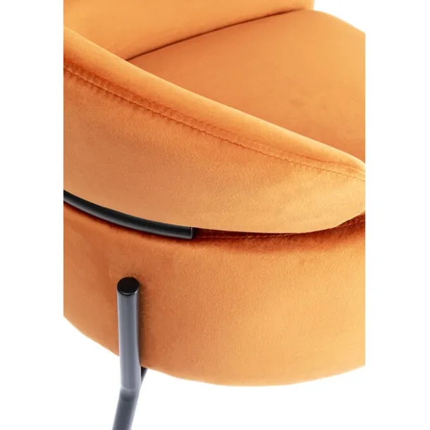 chair_with_armrest_alexia_7.webp Hot KARE Design Chair with Armrest Alexia Velvet Orange