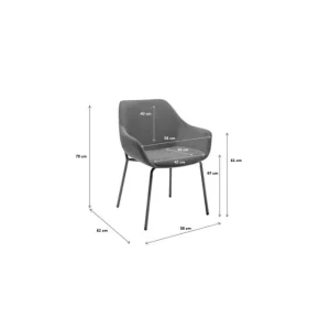 Clearance KARE Design Chair with Armrest Avignon Green