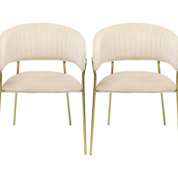 chair_with_armrest_belle__0-1.webp Best KARE Design Chair with Armrest Belle Velvet Cream (2/Set)