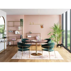 Online KARE Design Chair with Armrest Belle Velvet Green (2/Set)