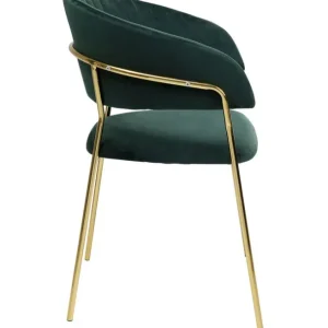 Online KARE Design Chair with Armrest Belle Velvet Green (2/Set)