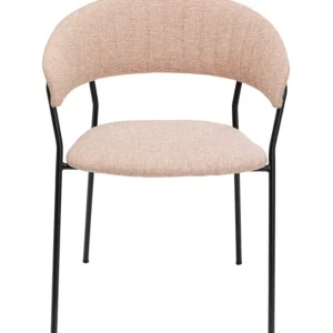 Fashion KARE Design Chair with Armrest Belle Rose (2/Set)
