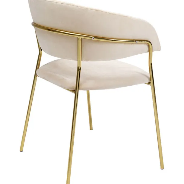chair_with_armrest_belle__6-1.webp Best KARE Design Chair with Armrest Belle Velvet Cream (2/Set)