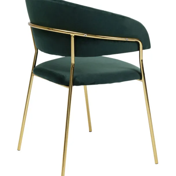 chair_with_armrest_belle__6-2.webp Online KARE Design Chair with Armrest Belle Velvet Green (2/Set)