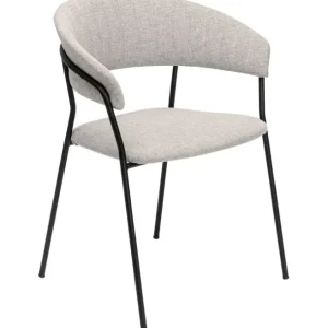 Online KARE Design Chair with Armrest Belle Silver Grey (2/Set)