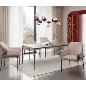 Best KARE Design Chair with Armrest Bess Beige Flitter