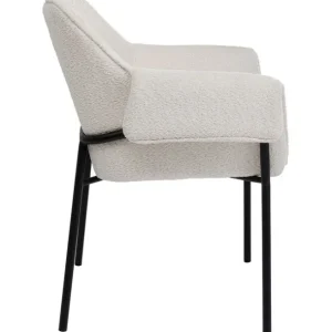 New KARE Design Chair with Armrest Bess Cream