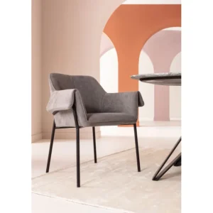 Online KARE Design Chair with Armrest Bess Grey