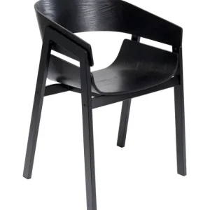 Fashion KARE Design Chair with Armrest Biarritz Black