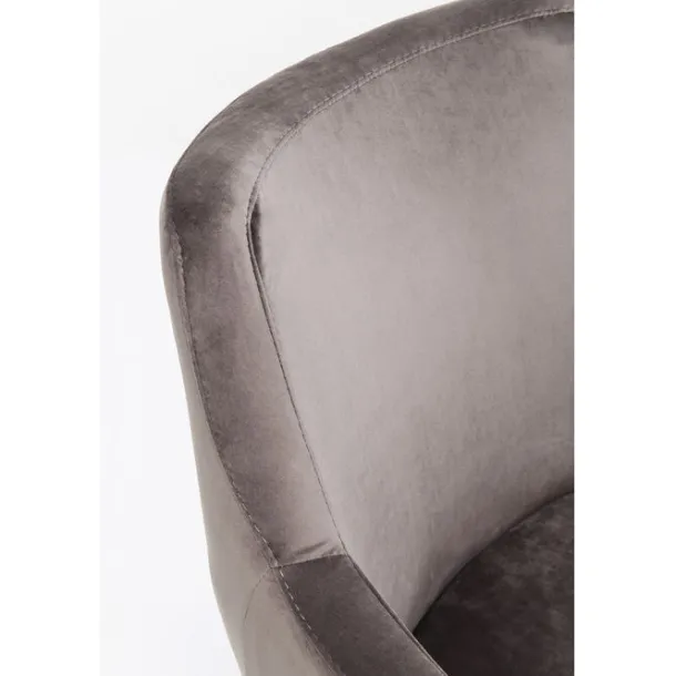 chair_with_armrest_black__6.webp Clearance KARE Design Chair with Armrest Black Mode Velvet Grey
