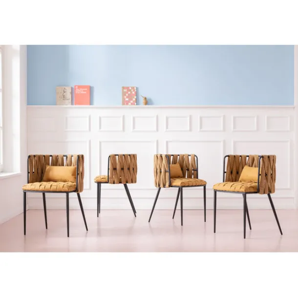 chair_with_armrest_cheeri_7-1.webp Online KARE Design Chair with Armrest Cheerio Yellow incl. Cushion