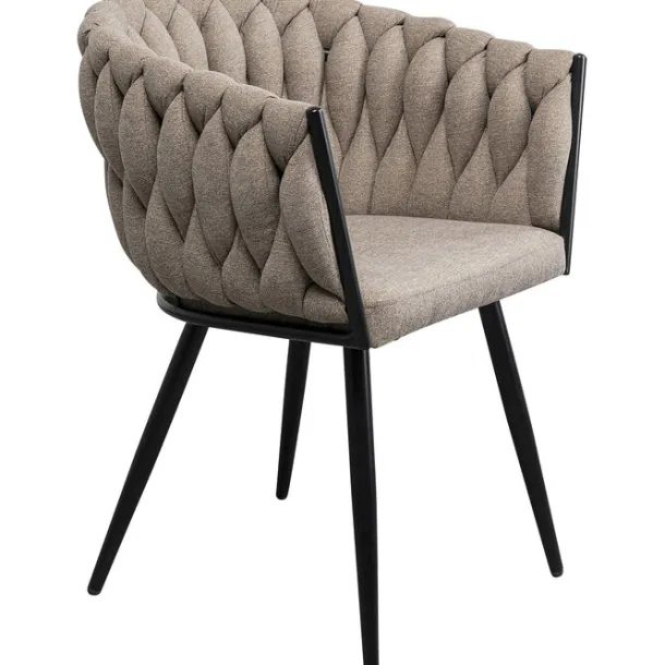 chair_with_armrest_dean_b_1.webp Discount KARE Design Chair with Armrest Dean Beige