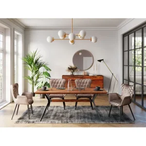 Clearance KARE Design Chair with Armrest Dream Brown