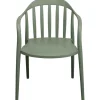 Hot KARE Design Chair with Armrest Flores Grey Green