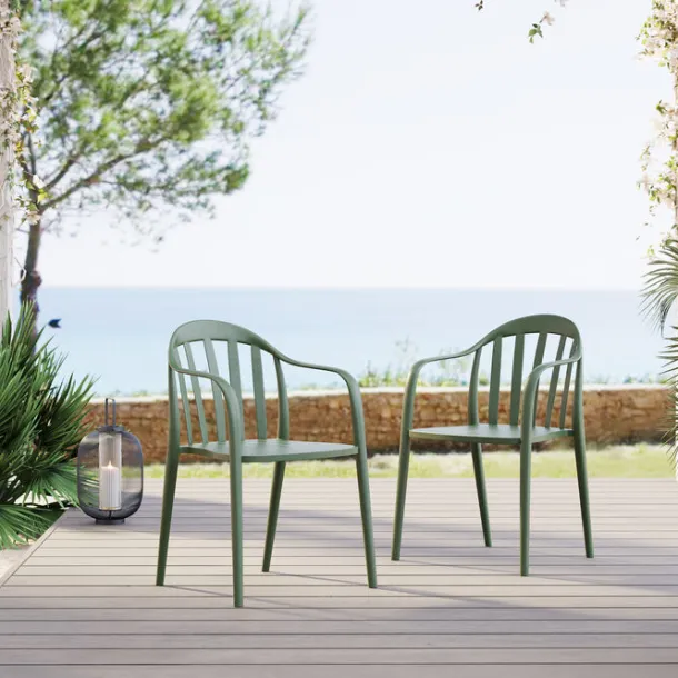chair_with_armrest_flores_1.webp Hot KARE Design Chair with Armrest Flores Grey Green